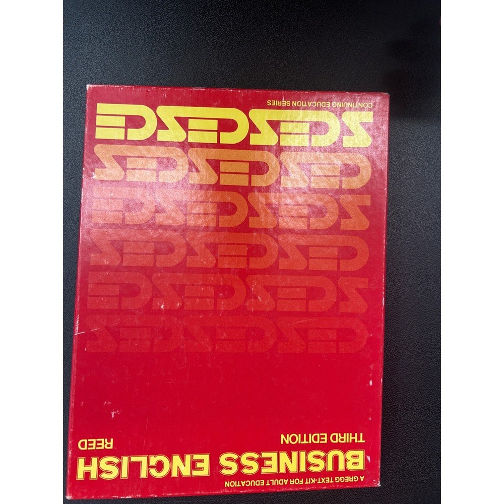 McGraw-Hill Business English Text-Kit 3rd Ed Red Vintage 70s Retro Academia Prep